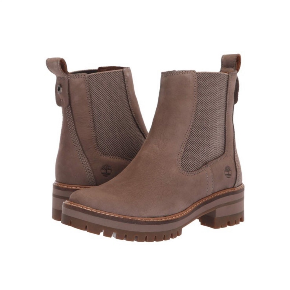 Timberland Brown Chelsea Lug Sole Ankle Boots